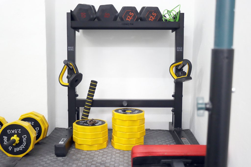 Gym Weights Rack