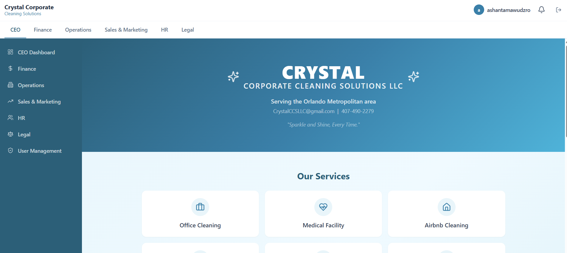 CRYSTALFLOW- Systemize and Scale Your Business template preview
