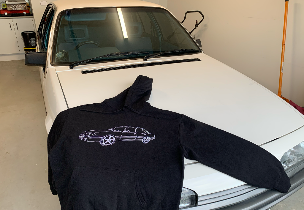 Classic Commodore — Embroidered Hoodie