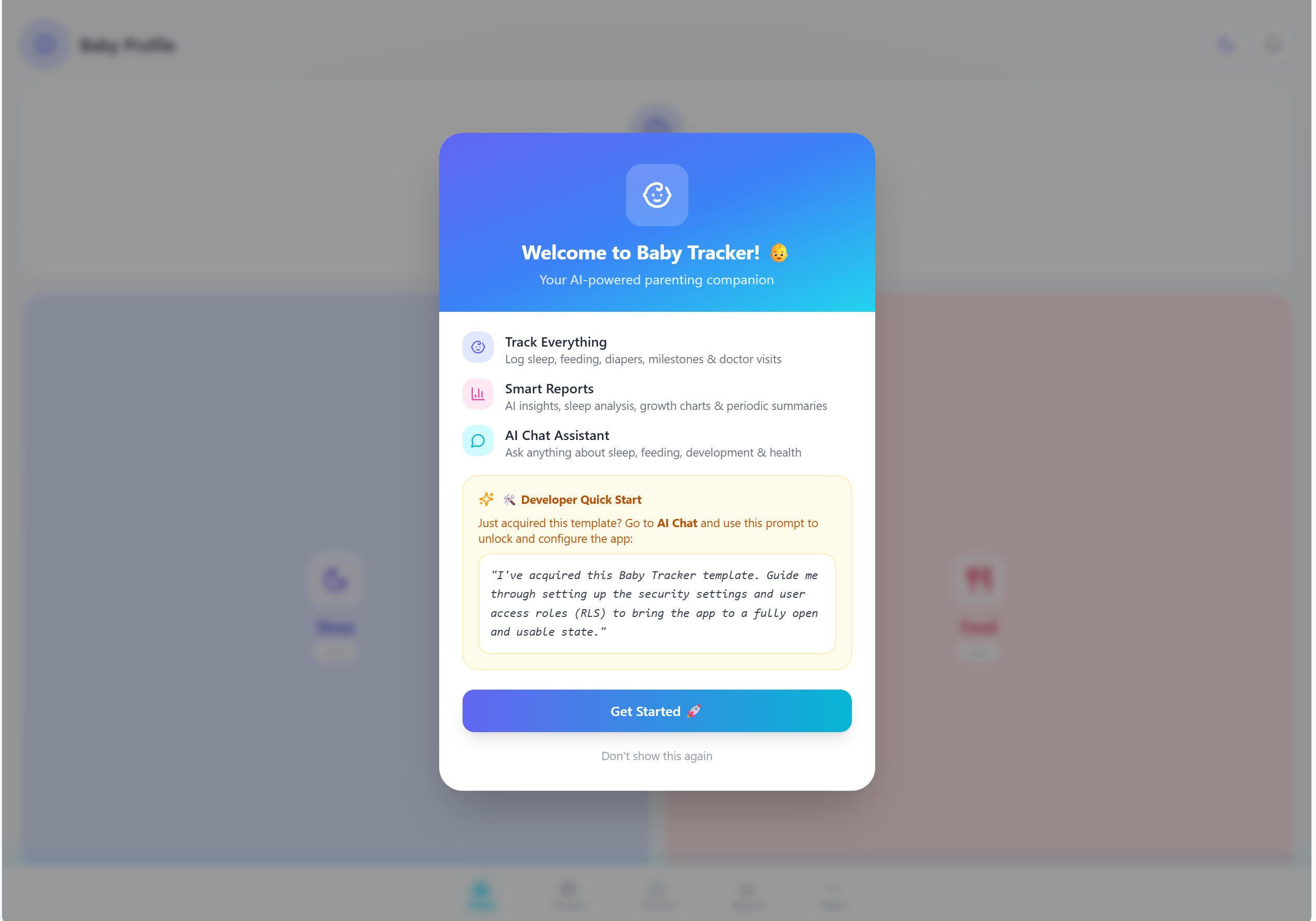 BabyBloom (Mobile only)  template preview