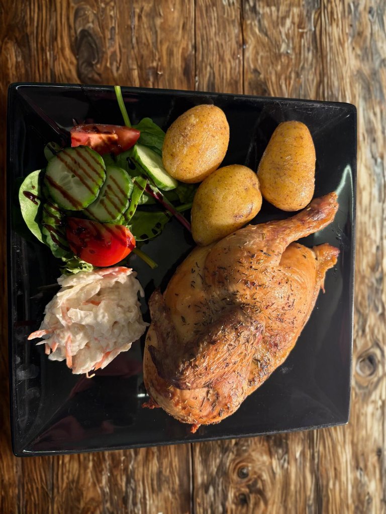 Roasted chicken dish