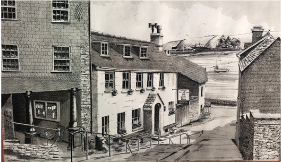 The Victory Inn, St Mawes - historical view