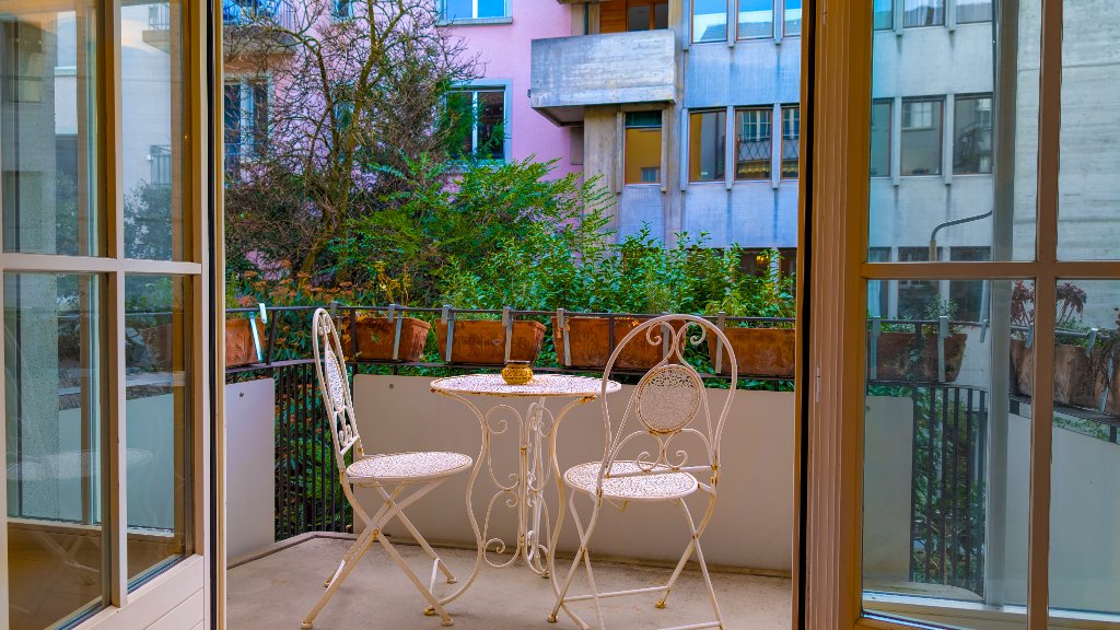Altstadtwohnung mit Balkon