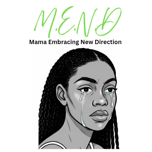 M.E.N.D. - Mamas Embracing New Direction logo