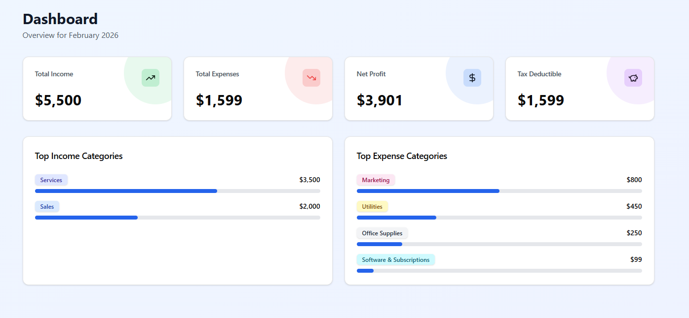 SimpleBooks template preview