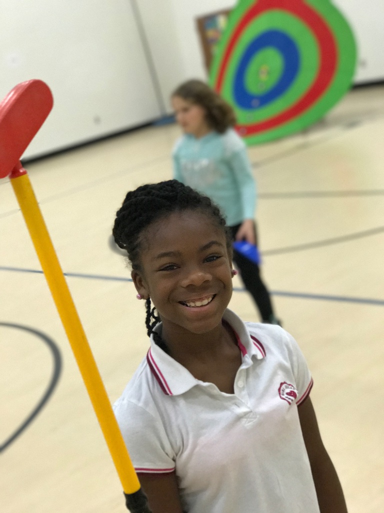 Indoor gymnasium activity
