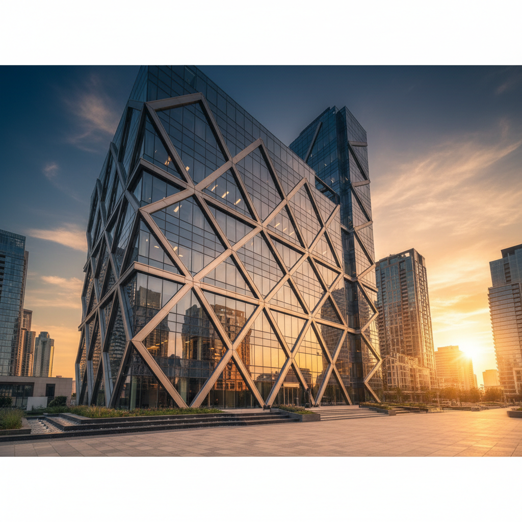 Modern architectural building - Malhi Group headquarters