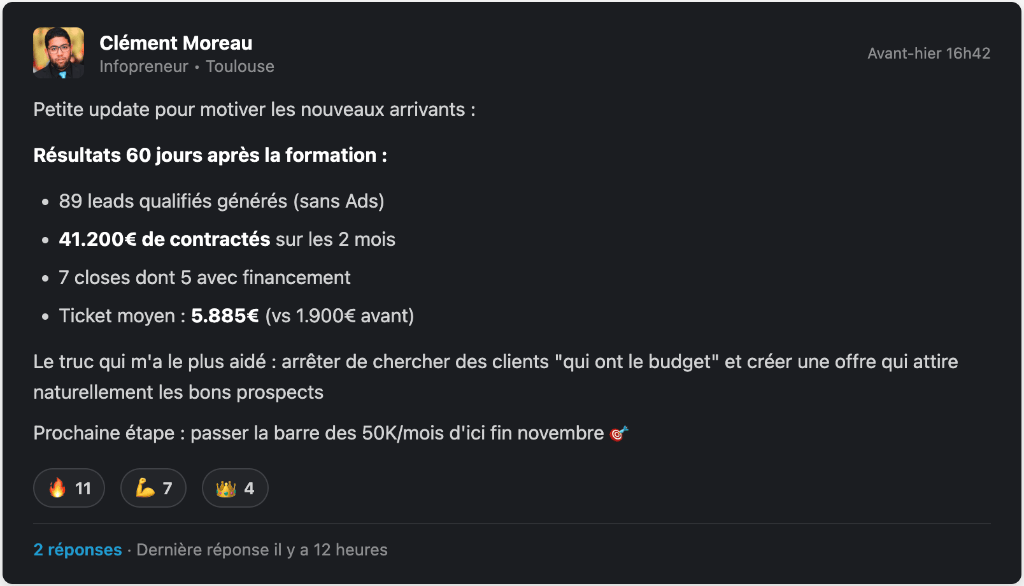 Témoignage client 4