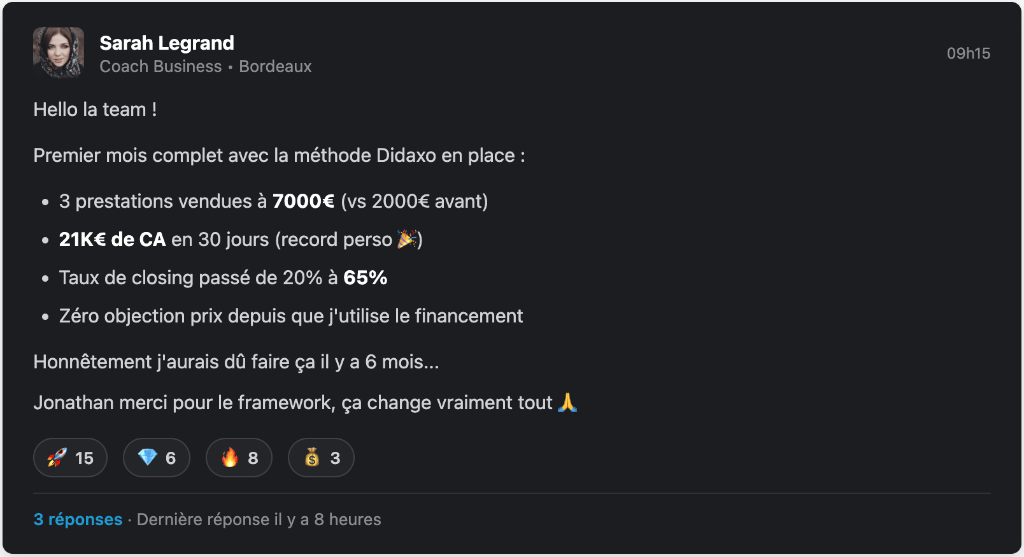 Témoignage client 3