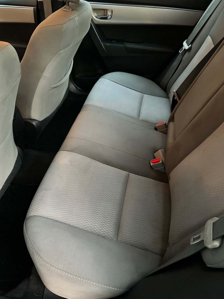 After car detailing transformation - clean restored vehicle seats