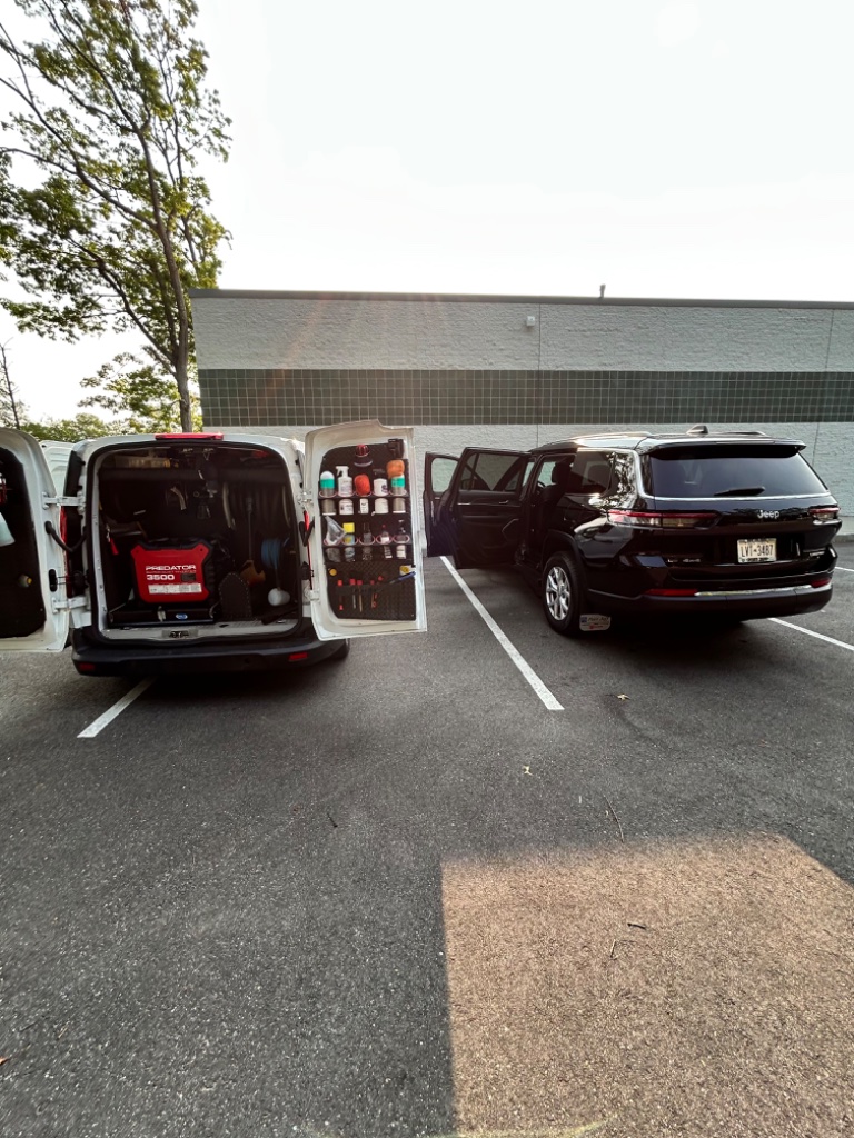 Mobile Detail Setup - Fully equipped — Jeep Grand Cherokee
