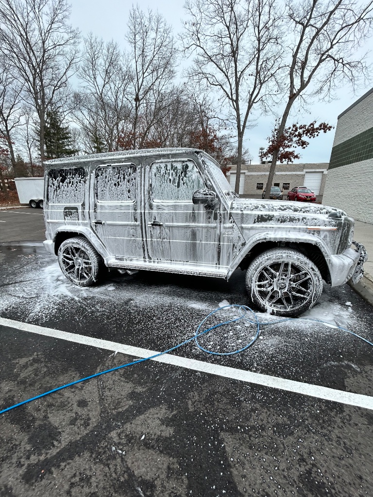 Foam Wash Detail - Mercedes G-Wagon · Long Island