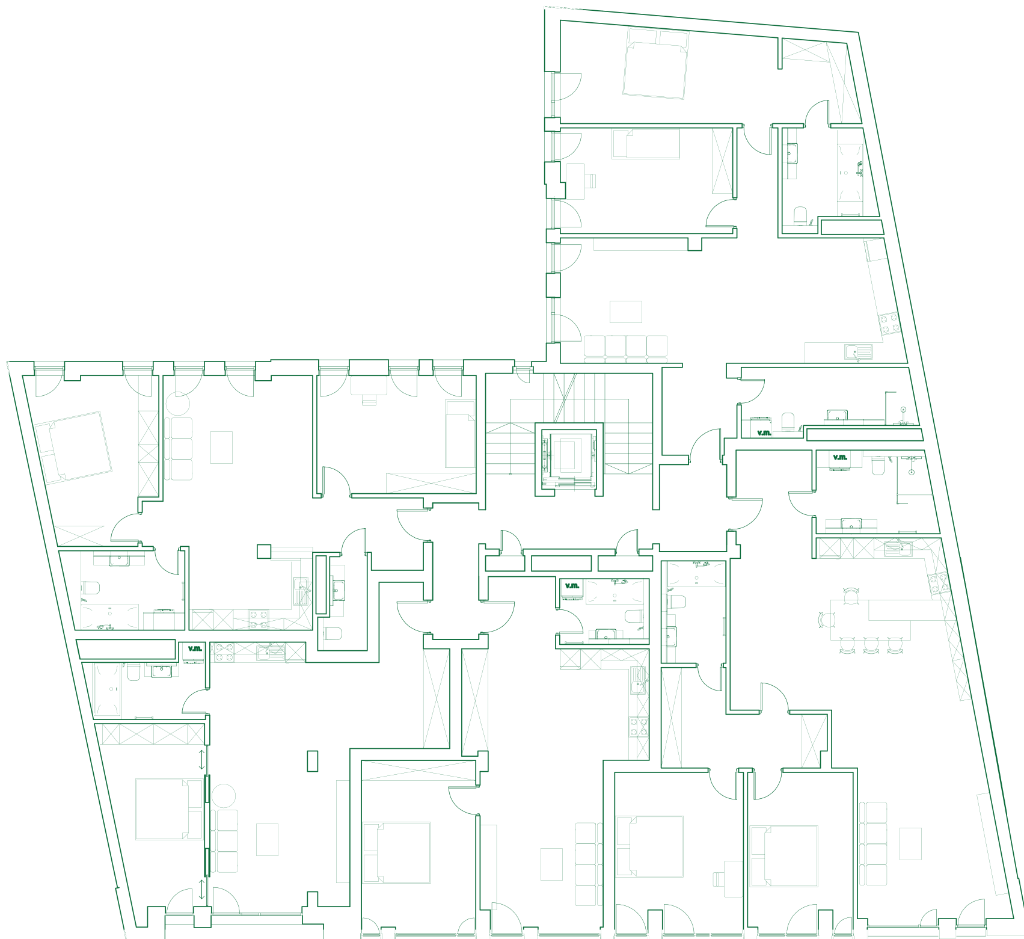 2. stāva plāns