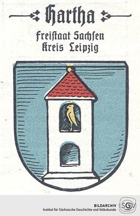 Stadtwappen Hartha – Freistaat Sachsen, Kreis Leipzig