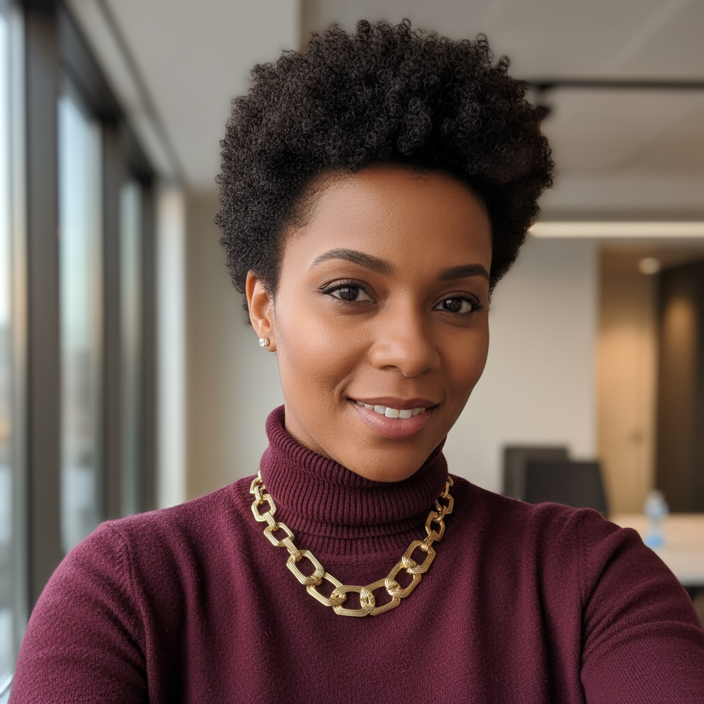 Tapered Natural Cut - Short curly hairstyle inspiration