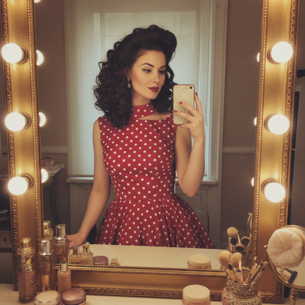 Curly Pompadour - Short curly hairstyle inspiration