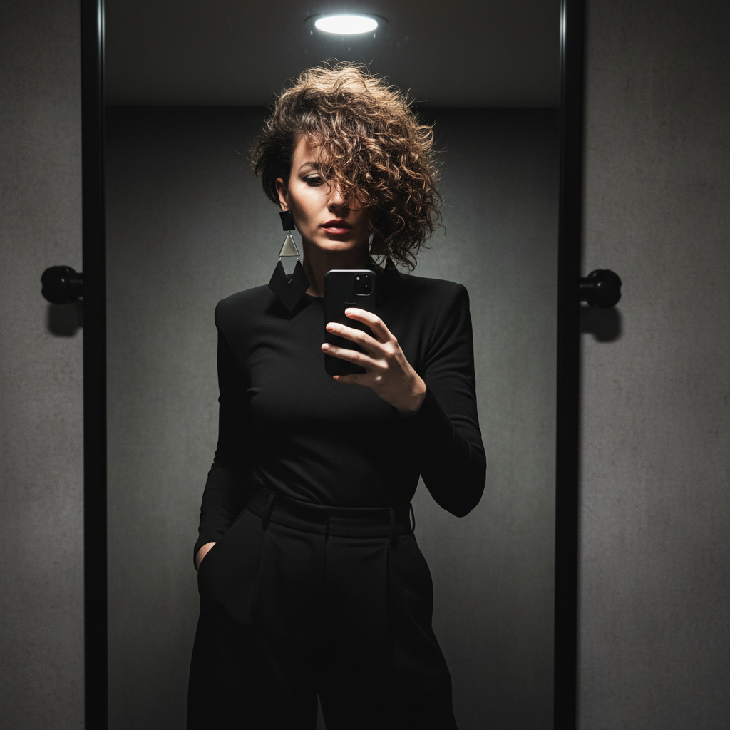 Asymmetrical Curly Cut - Short curly hairstyle inspiration