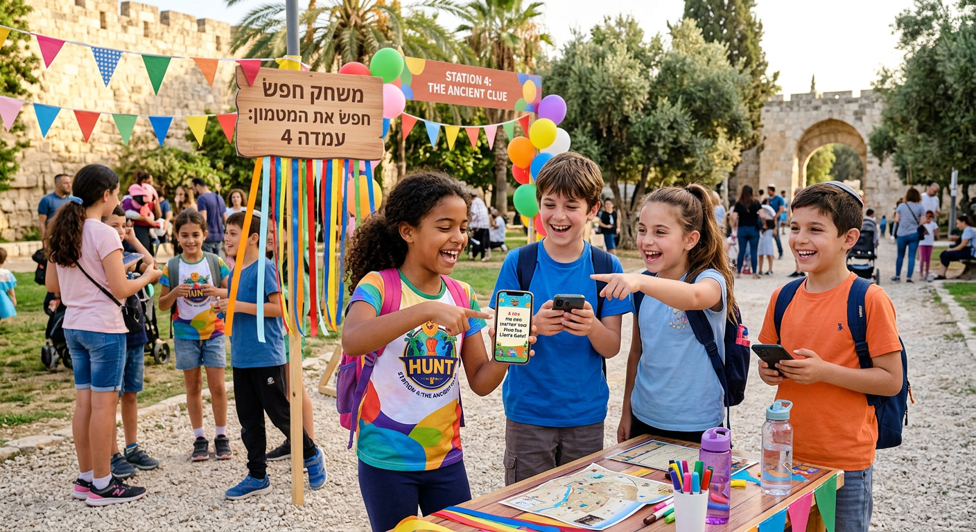 ילדים פותרים חידות בטלפון
