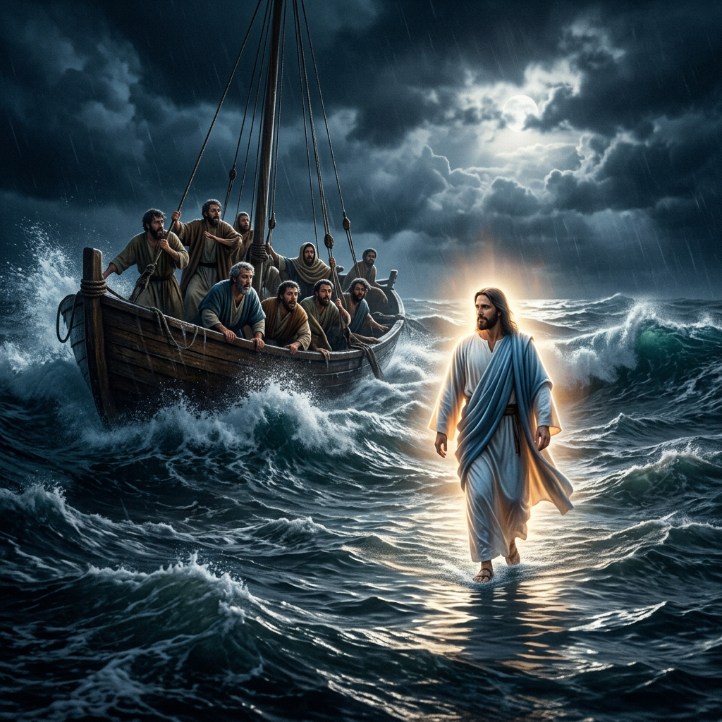 Jesus Walks on Water