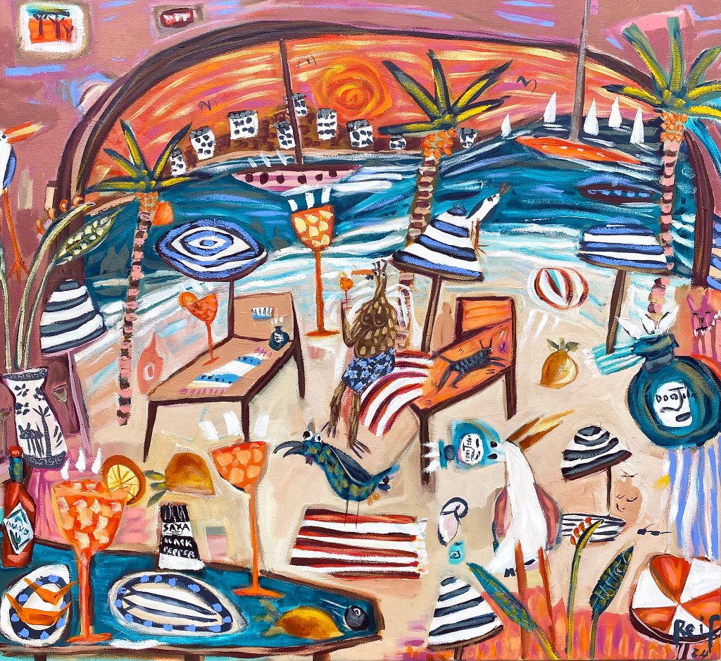 Birds and Beach Balls in Paros
