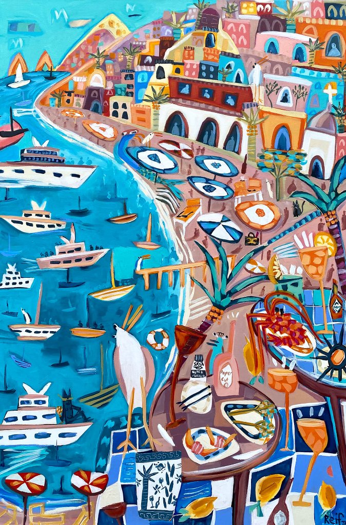 Perched in Positano