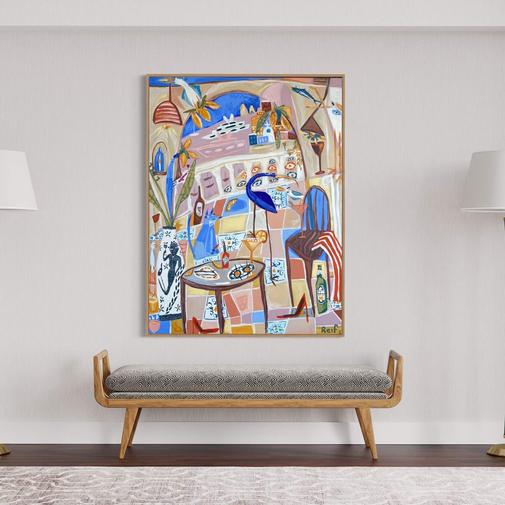 Blue Birds Balcony — in situ