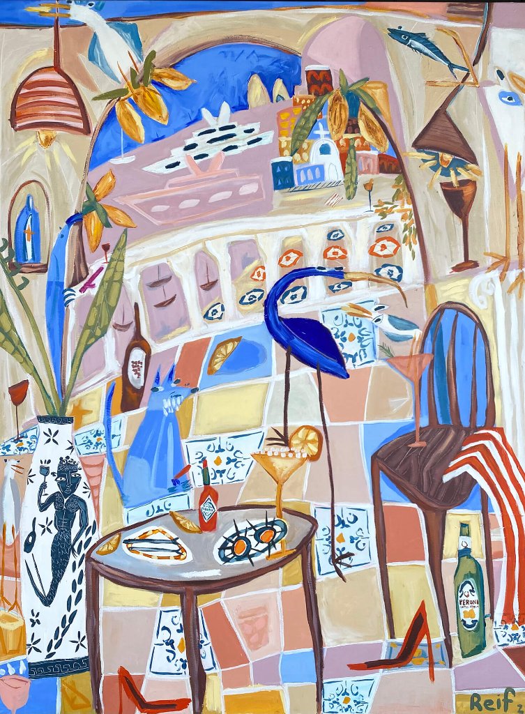 Blue Birds Balcony