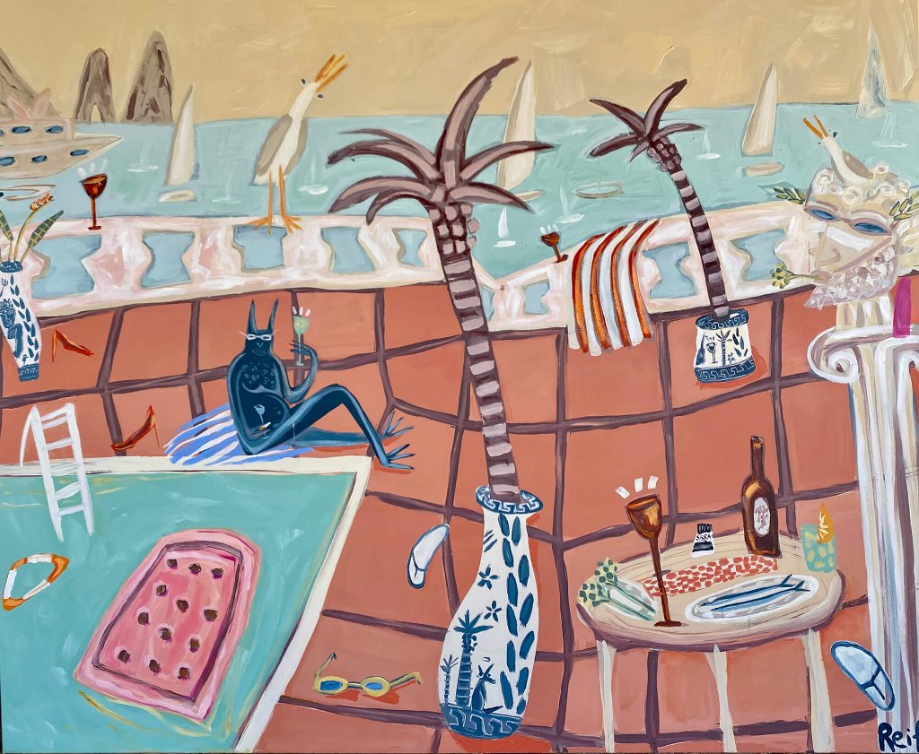 Pool Party in Capri