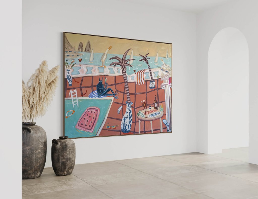Pool Party in Capri — in situ