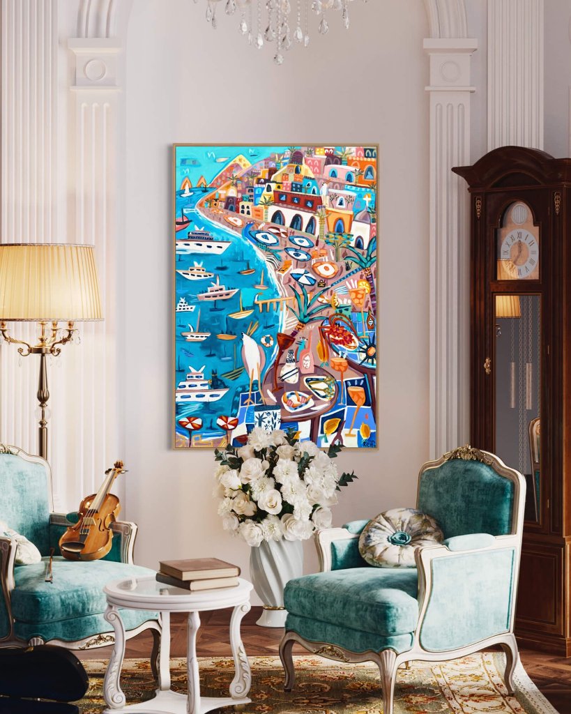 Perched in Positano — in situ