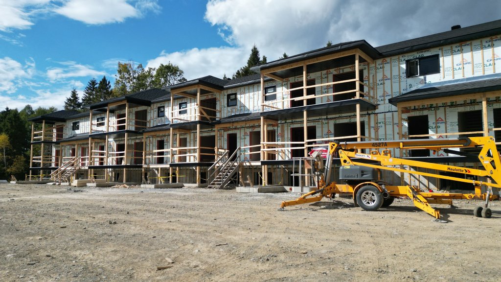 Immeuble en construction géré par Société Immobilière Arnold