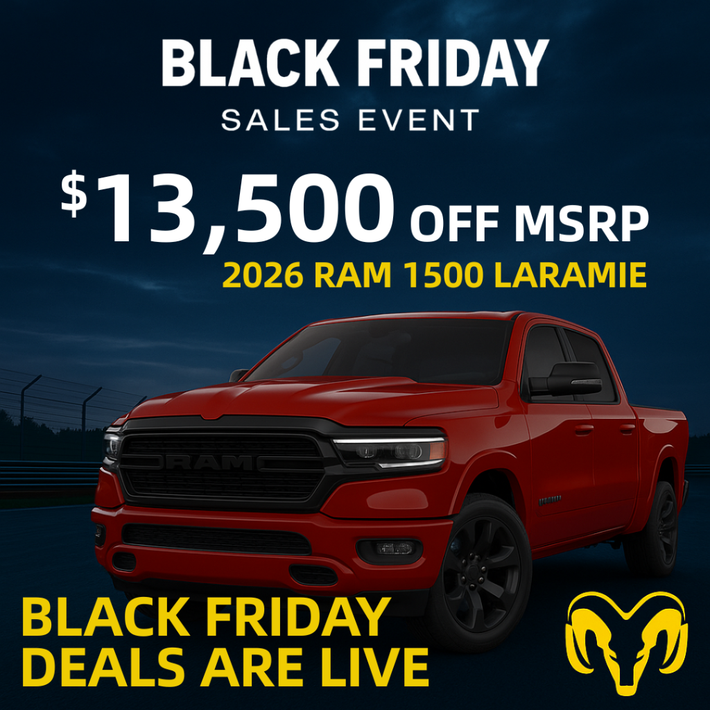 Black Friday Sales Event — RAM 1500 Laramie
