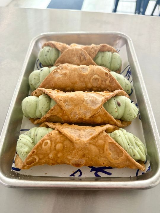 Pistachio Cannoli