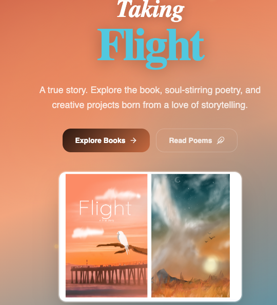 TAKING FLIGHT template preview