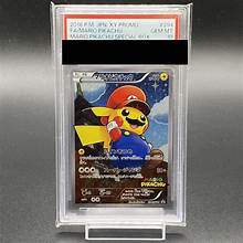 Graded PSA10 Mario Pikachu 294/XY-P Special Box Limited Promo Pokemon Card Japanese