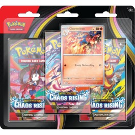Pokémon Mega Evolutions 4 Chaos Rising 3-Pack Blister