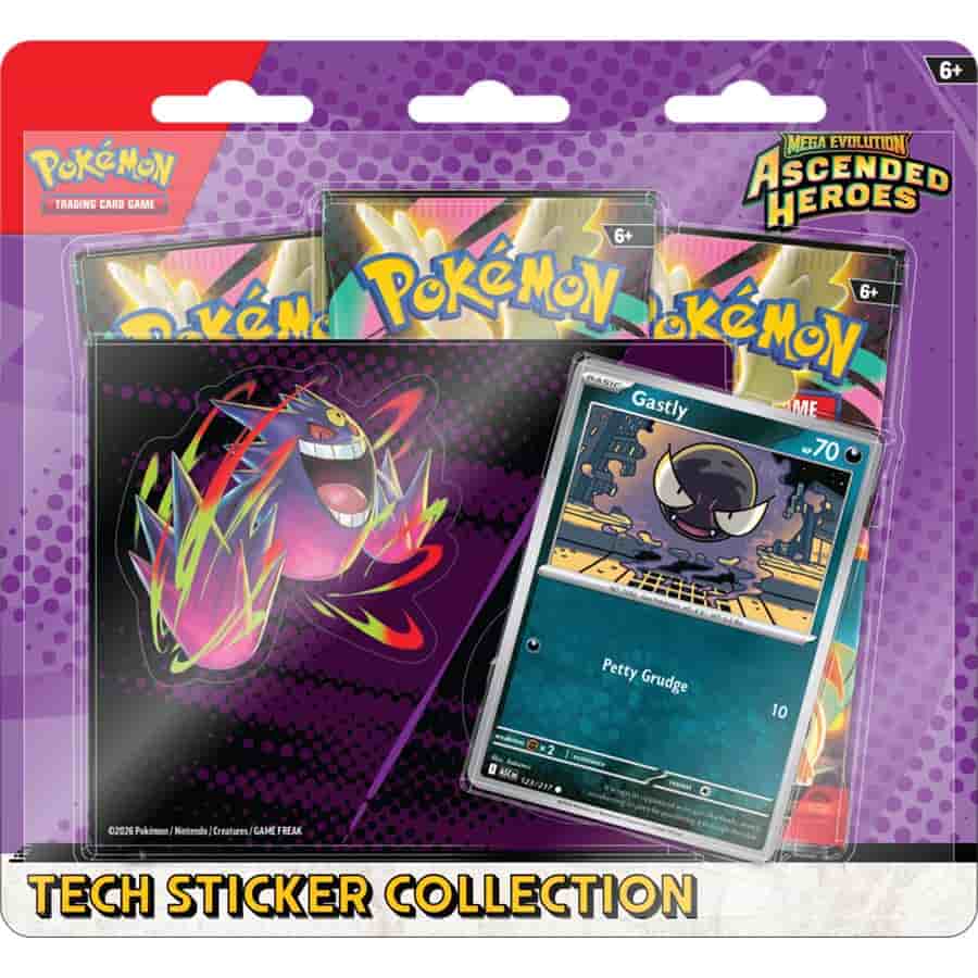 Pokemon TCG: Mega Evolution: Ascended Heroes Tech Sticker Collection