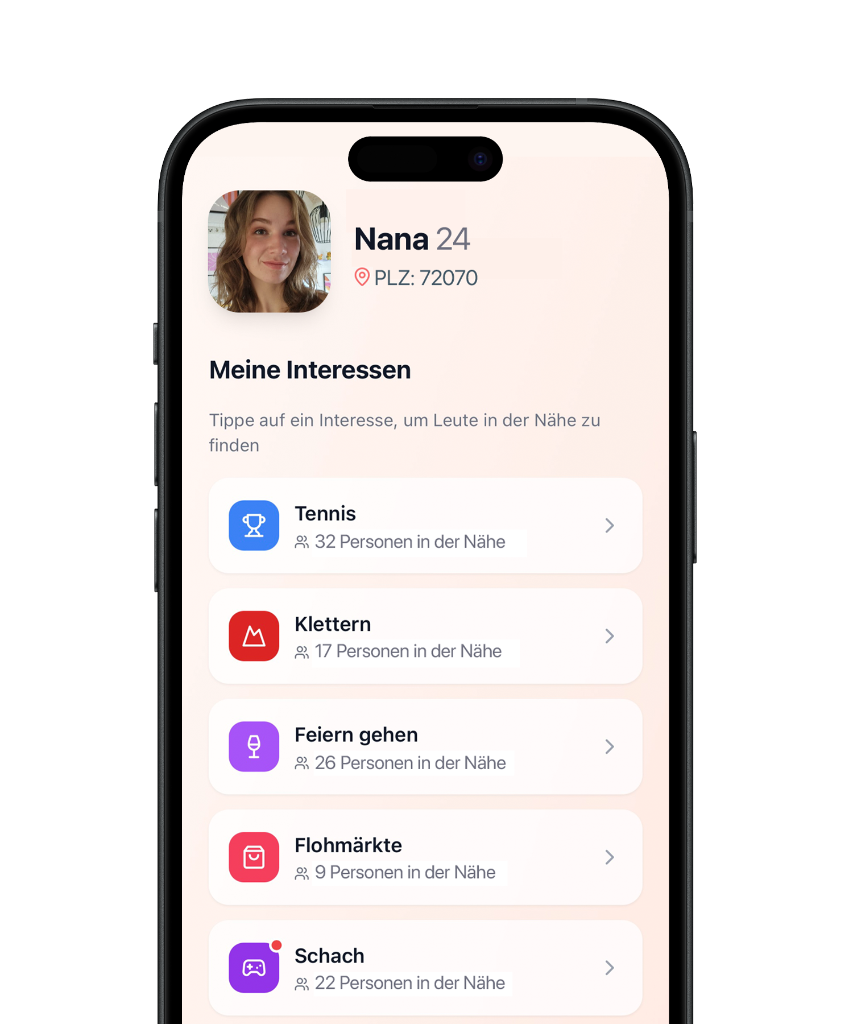 App mockup