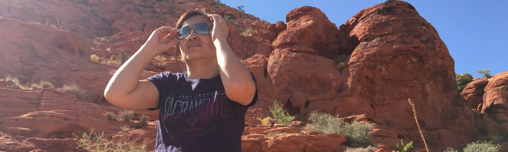 Dr. Shawn at Red Rock Canyon