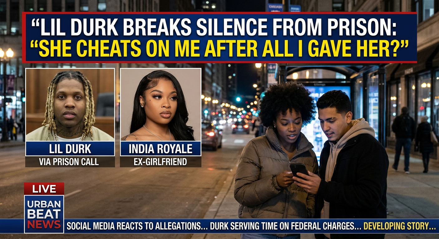 Lil Durk Goes Off on India Royale From Prison: “She Cheats on Me After All I Gave Her?”