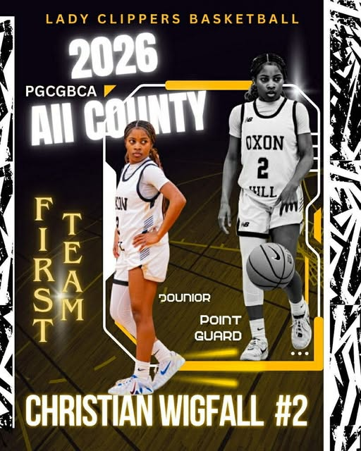 Christian Wigfall Named PGCBCA All-County First Team Following Standout Season at Oxon Hill