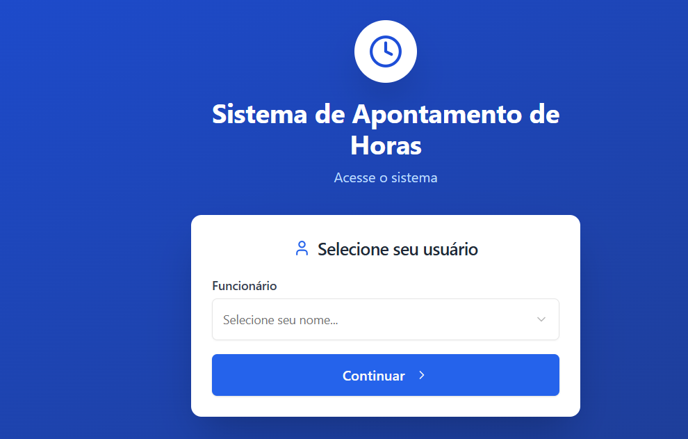 Apontamento de Horas template preview