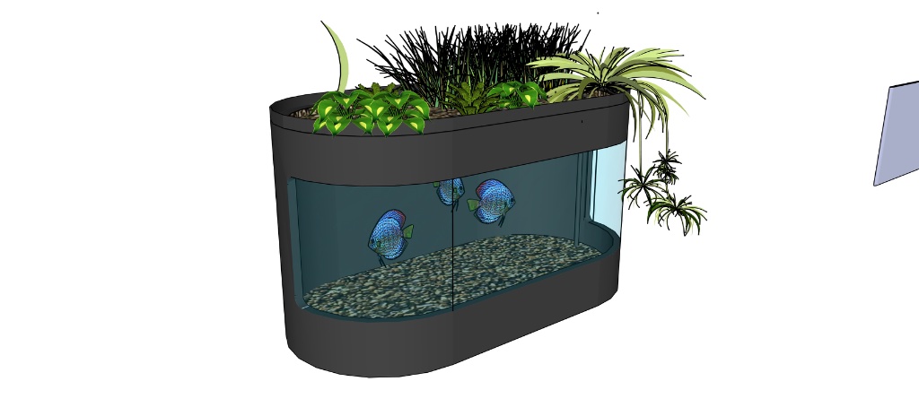 River Tank with charcoal finish