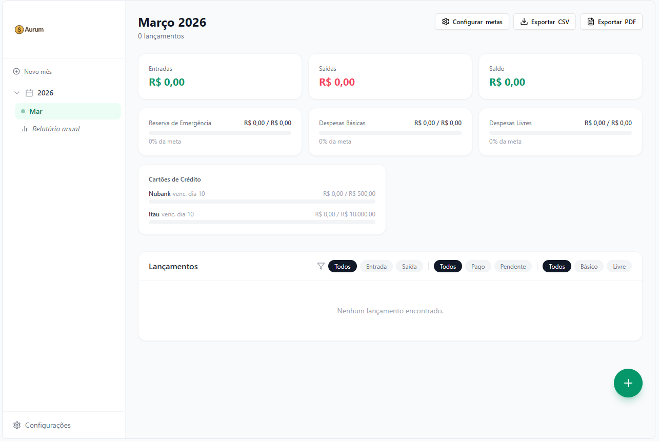 Aurum – Controle Financeiro Familiar com Riqueza e Clareza template preview