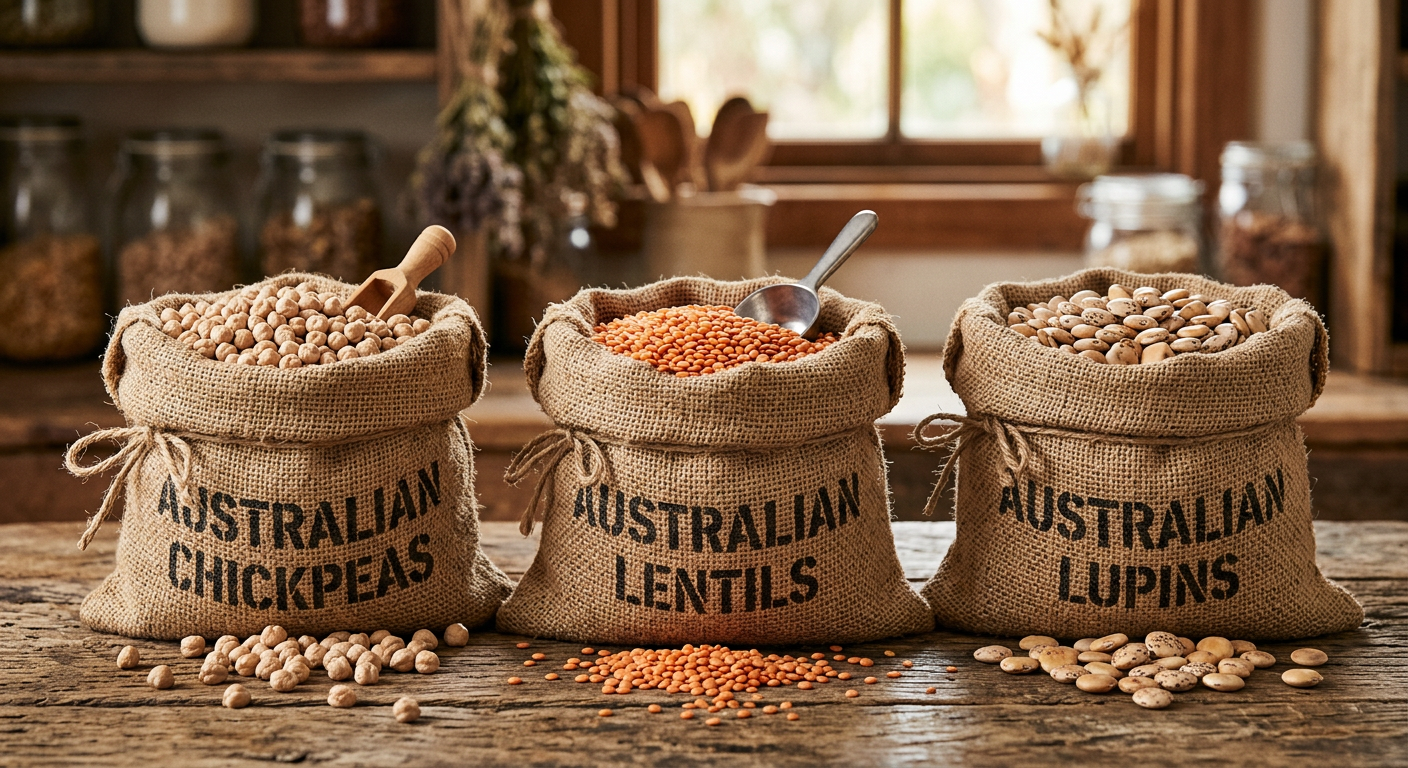 Pulses & Legumes — Chickpeas, Lentils & Lupins