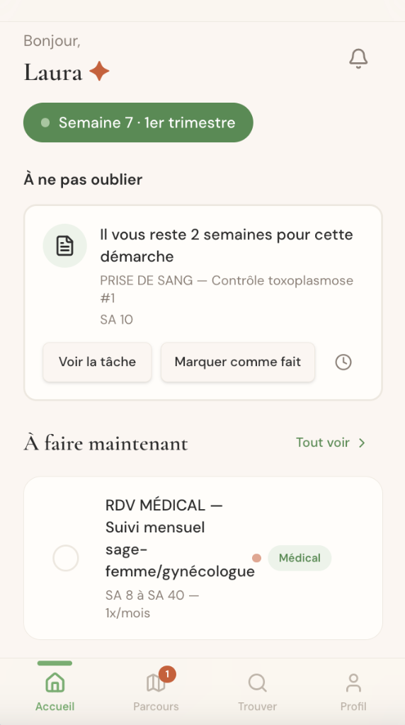 Ton tableau de bord semaine par semaine
