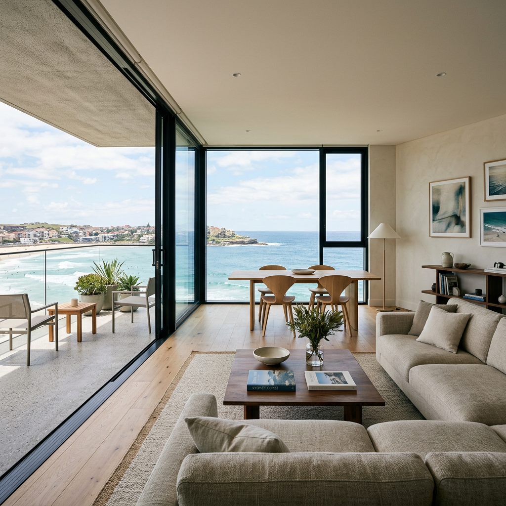 Premium apartment interior styled for short stay