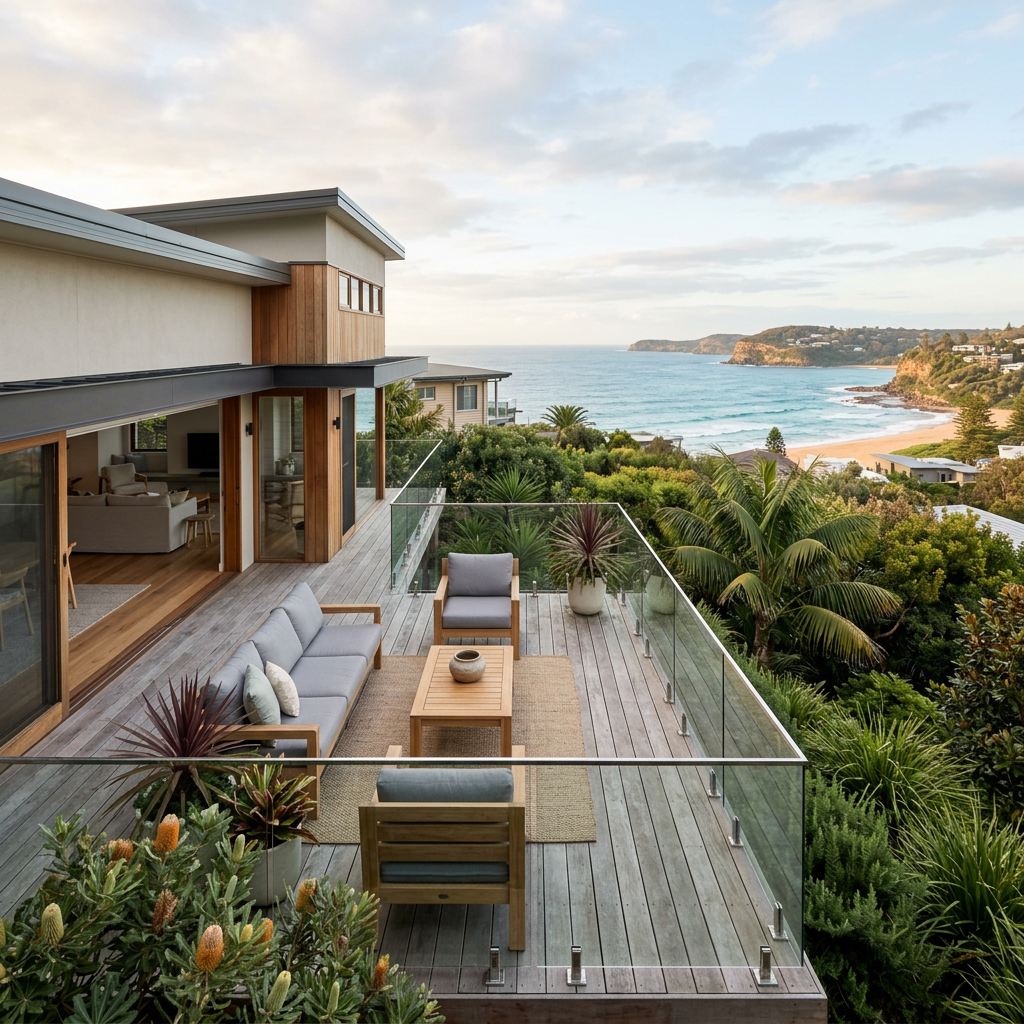 Example Northern Beaches 3-bedroom house styled for premium short-stay rental earning $110000 annually