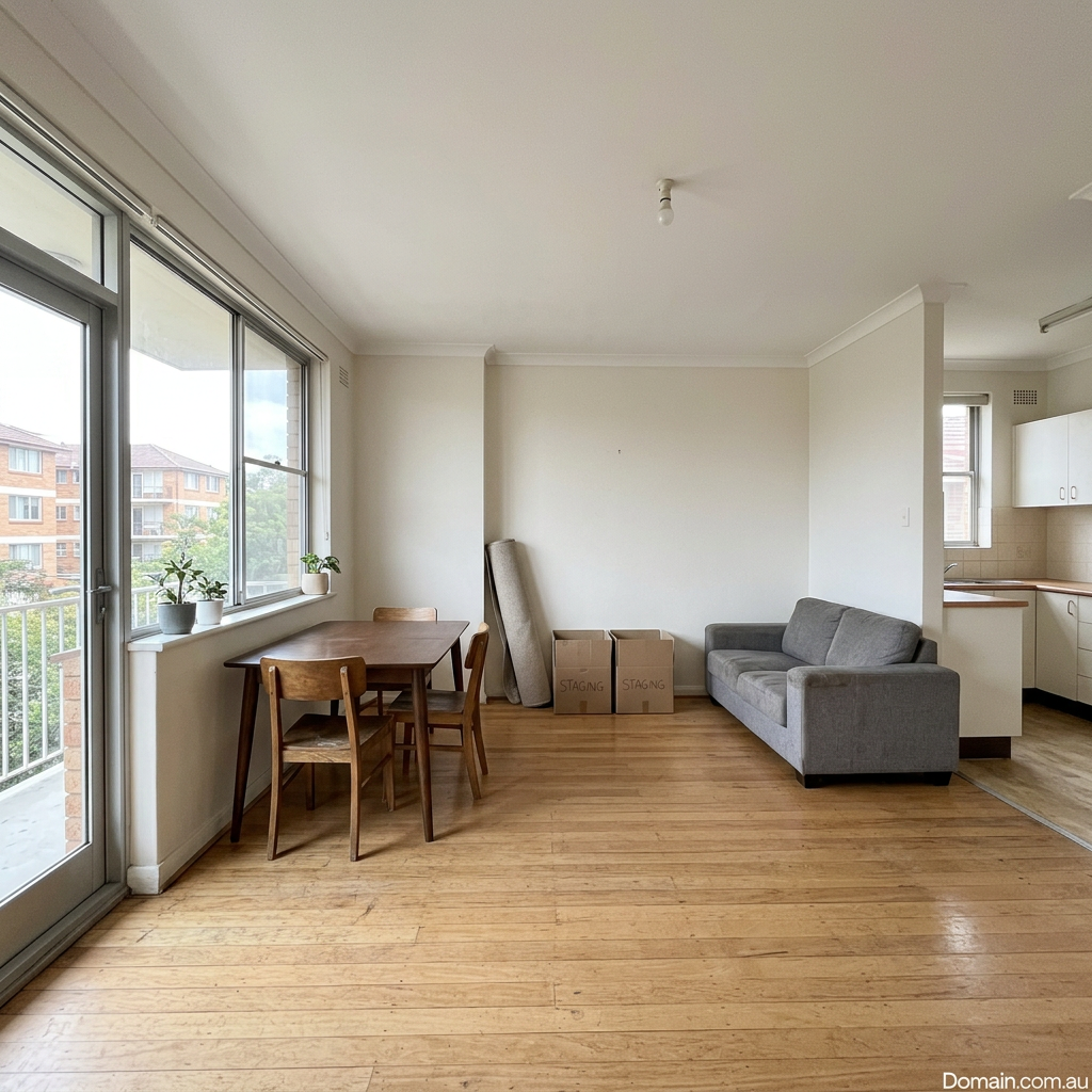 Apartment before staging