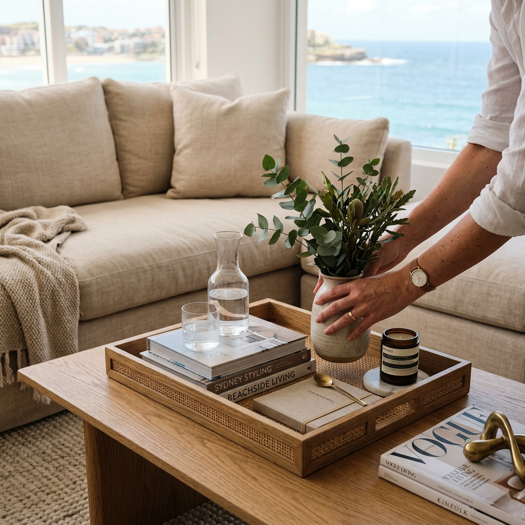 Property styling and interior setup for professional short-stay rental presentation